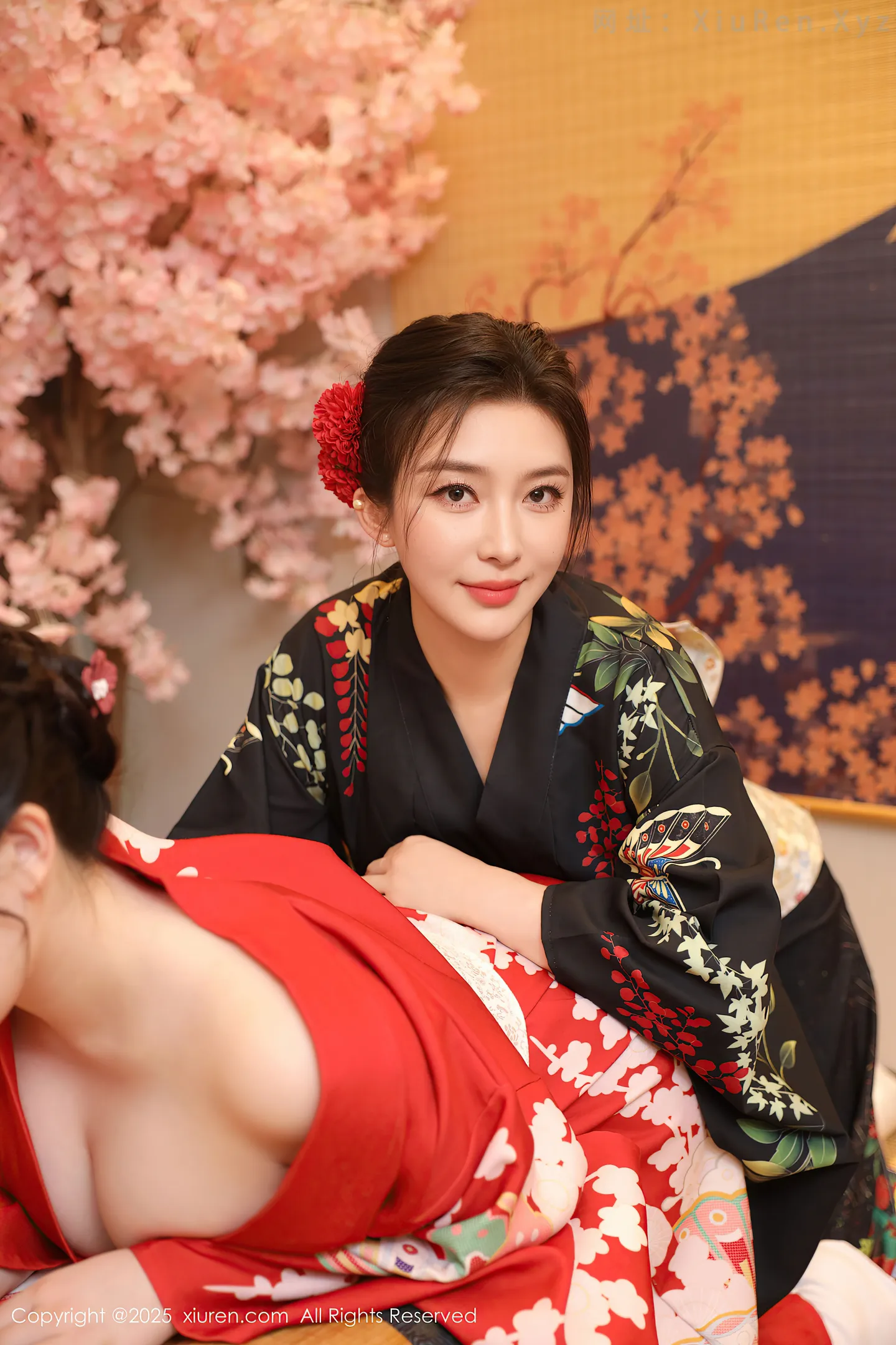 图片[5]-[XiuRen秀人网]VOL.10627 模特苏一诺性感日系黑色服饰露红色内衣秀曼妙身材迷人诱惑写真80P-秀人网官方网站